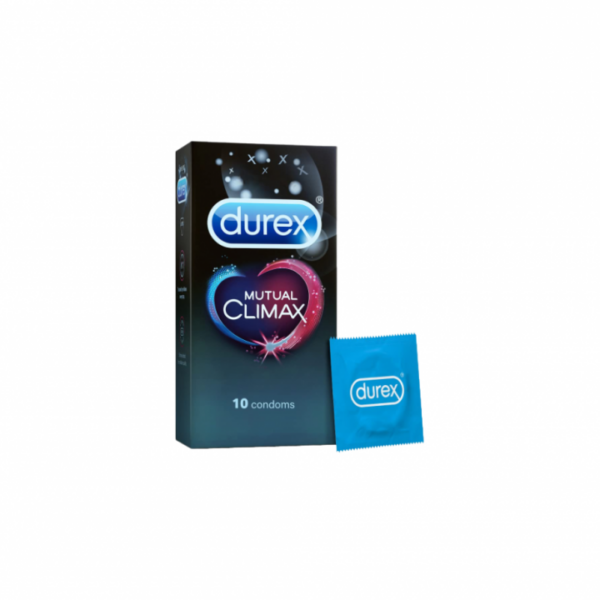 Durex Mutual Climax Ribbed & Dots Condom 10's