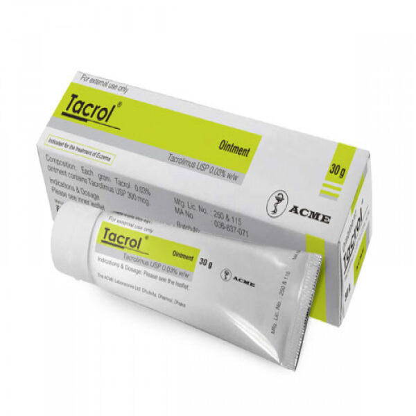 Tacrol 0.3% Ointment 30gm