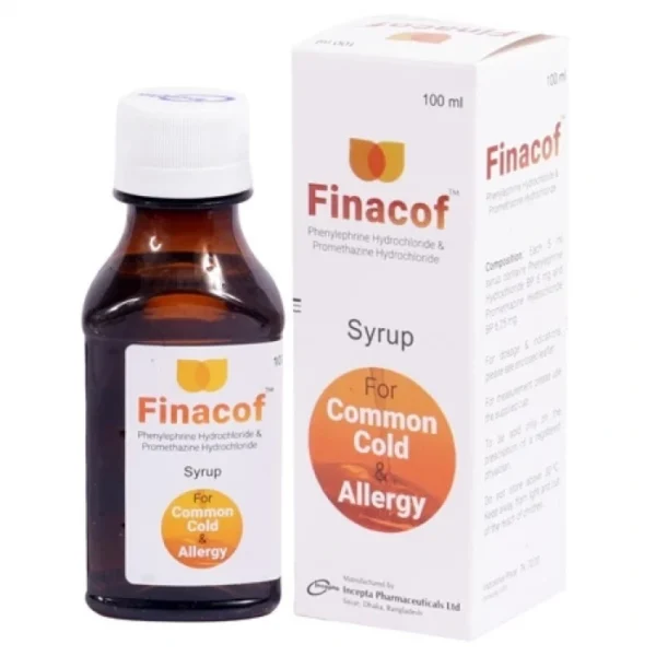 Finacof Syrup For Common Cold & Allergy