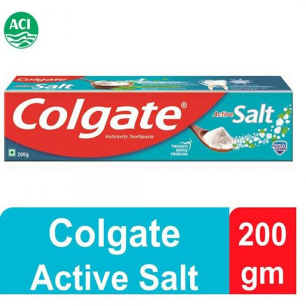 Colgate Anticavity Active Salt Toothpaste 190gm