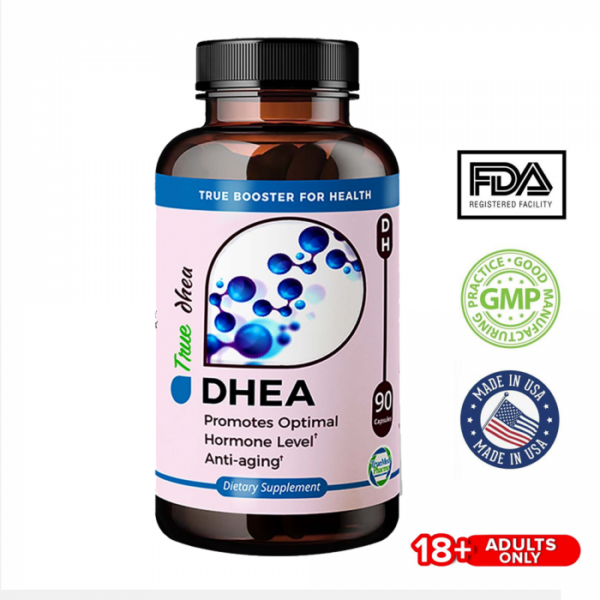 Truemed DHEA 25mg, 90 Capsules, USA