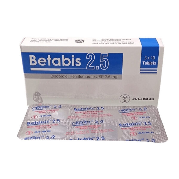 Betabis 2.5mg Tablet 1 Strip