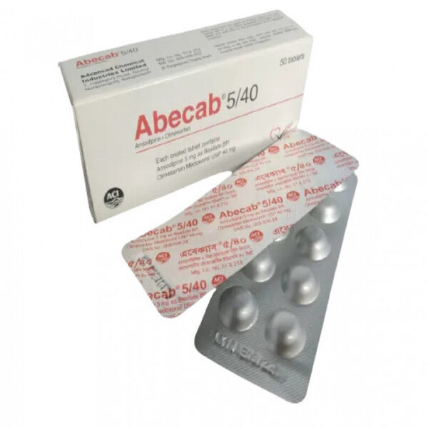 Abecab 5/40mg Tablet 1 Strip