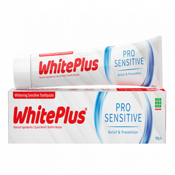 White Plus Whitening Pro-Sensitive Toothpaste 90gm