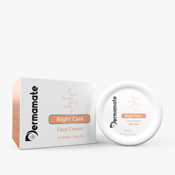 Dermamate Night Care Face Cream 25g Container