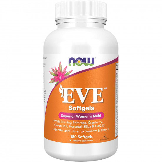 Now Foods Eve Supplement, Superior Women's Multi, 180 Softgels | USA Made