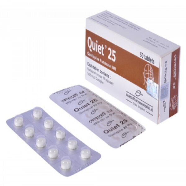 Quiet 25mg Tablet