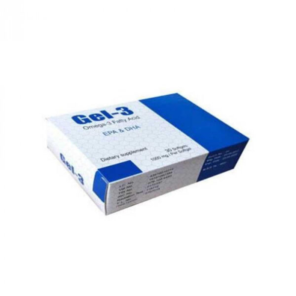 Gel-3 Softgel 1000mg 30pcs Box