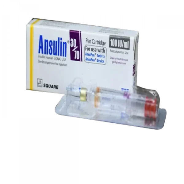 Ansulin 30/70 Pen Cartridge 100IU/ml
