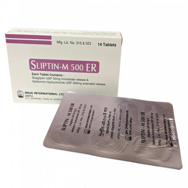 Sliptin-M 500 ER (14pcs Box)