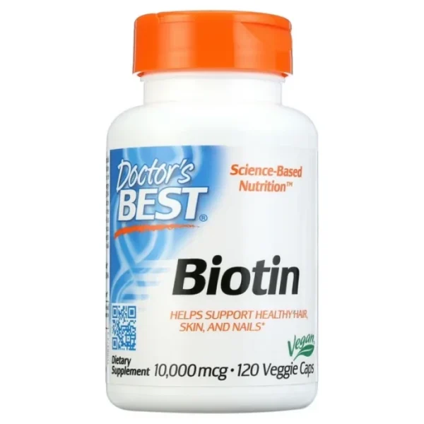 Doctor s Best Biotin to Support Hair Skin Nails - 120 Veggie Capsules, USA