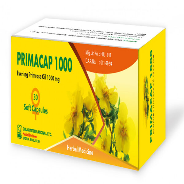 Primacap 1000mg Soft Capsules-30pcs Box