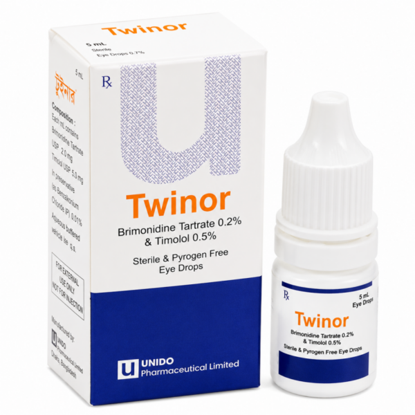 Twinor 0.2%+0.5% Eye Drops 5ml