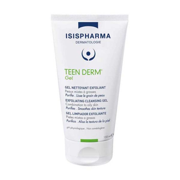 ISIS PHARMA Teen Derm Exfoliating Cleansing Gel For Combination to Oily Skin 150ml