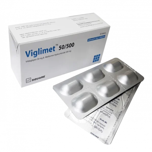 Viglimet 50/500mg Tablet