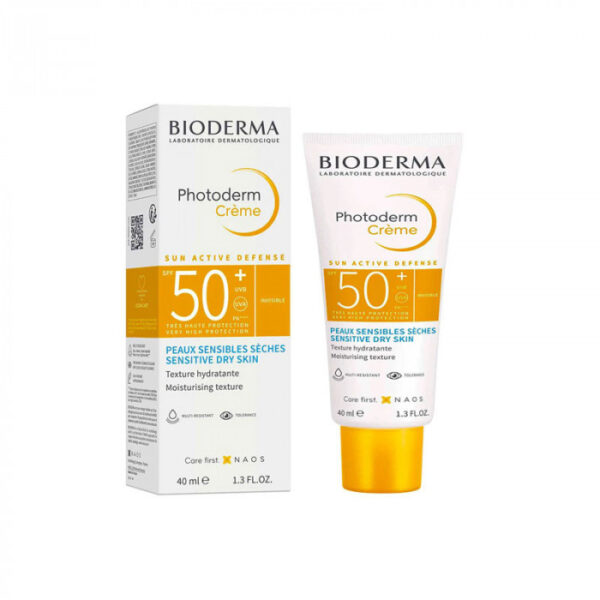 Bioderma Photoderm Creme For Sensitive Dry Skin, Invisible SPF50+ PA++++, 40ml