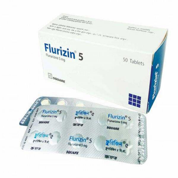 Flurizin 5mg Tablet 1 Strip
