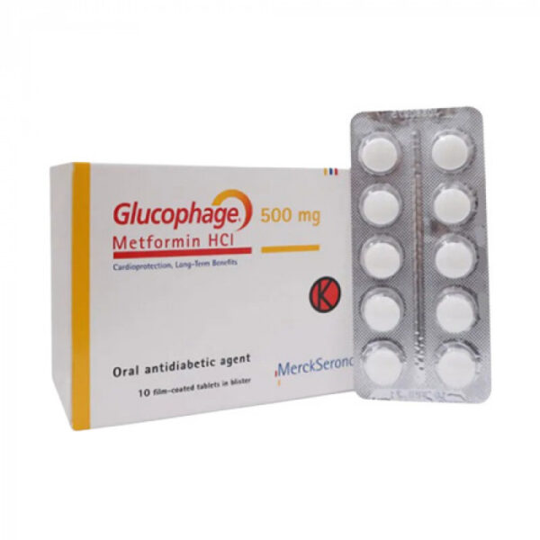 Glucophage 500mg Tablet 10pcs