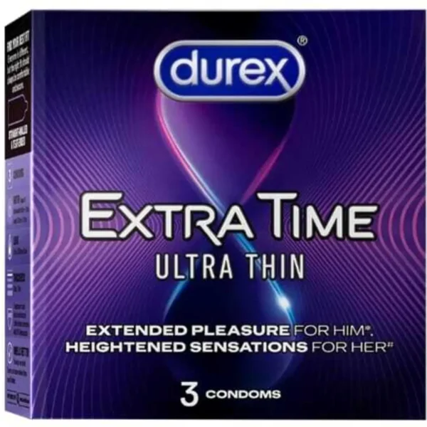 Durex Extra time Ultra Thin 3's Condom