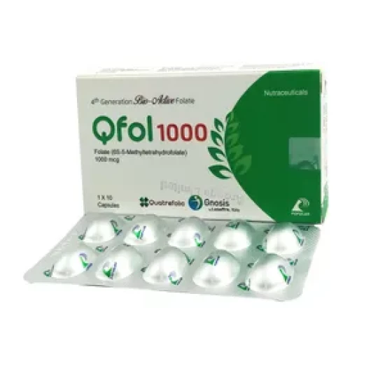 Qfol 1000mcg Capsule | 1 Strip