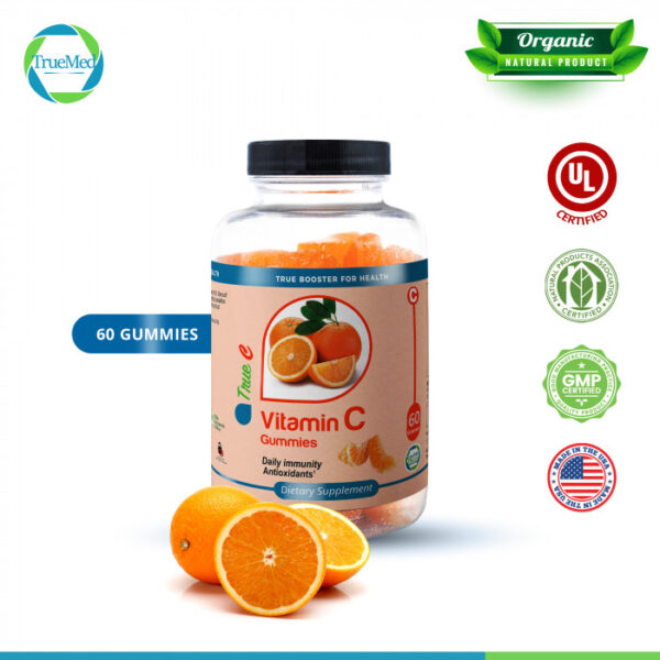 TrueMed Vitamin C Gummies, 60pcs, USA