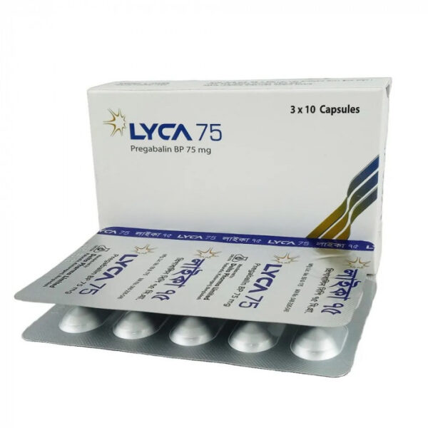 Lyca 75mg Capsule 1 Strip