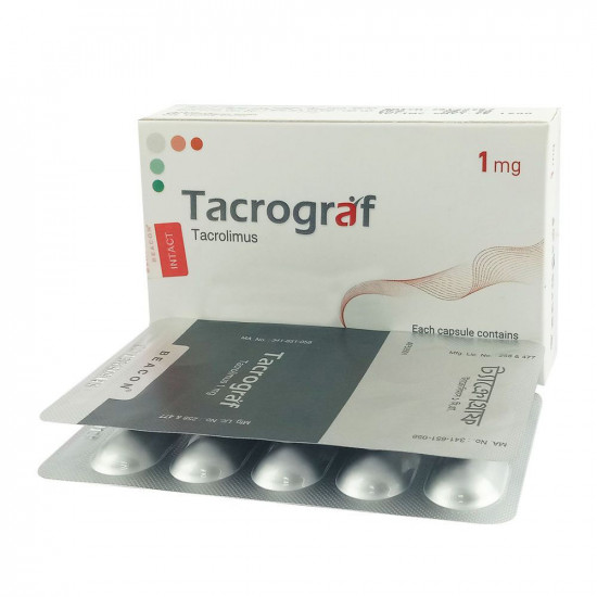 Tacrograf 1mg Capsule 1 Strip