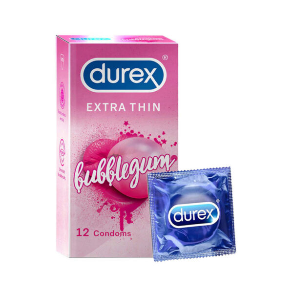 Durex Extra Thin Bubblegum Condom 12's