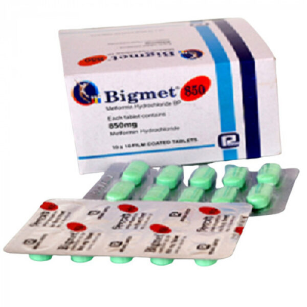 Bigmet 850mg Tablet