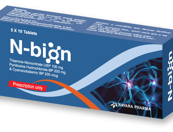 N-Bion 100mg+200mg+200mcg Tablet