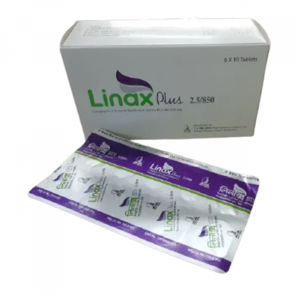Linax Plus 2.5/850 Tablet 1 Strip