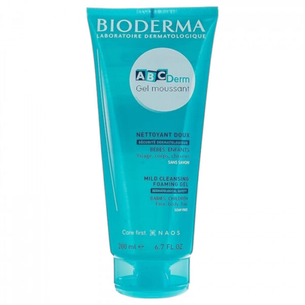 Bioderma ABCDerm Mild Foaming Cleanser (For Babies & Children Face, Body, Hair) 200ml