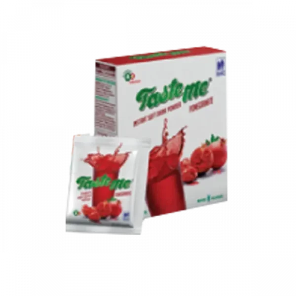 Taste Me Instant Soft Drink Powder (Pomegranate Flavor) 25gm
