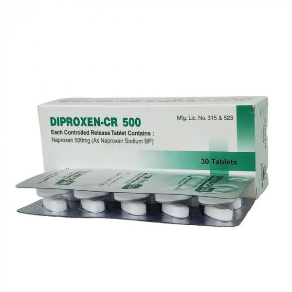Diproxen CR 500 Tablet 1 Strip
