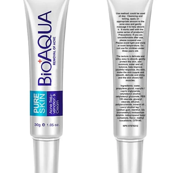 Bioaqua Pure Skin Acne Removal & Rejuvenation Cream 30g