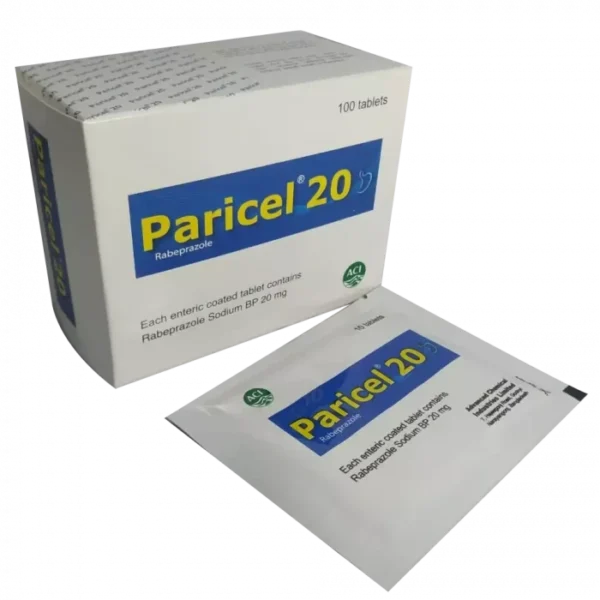 Paricel 20mg Tablet 1 Strip
