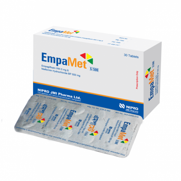 EmpaMet 5/500mg 10pcs