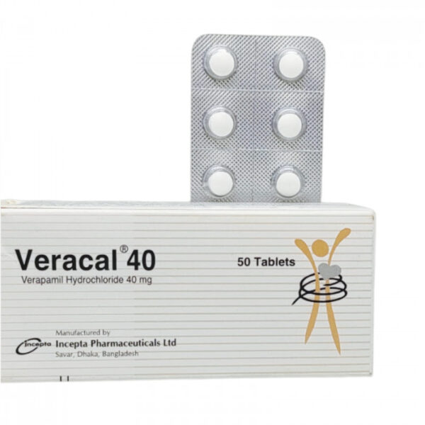 Veracal 40mg Tablet 1 Strip
