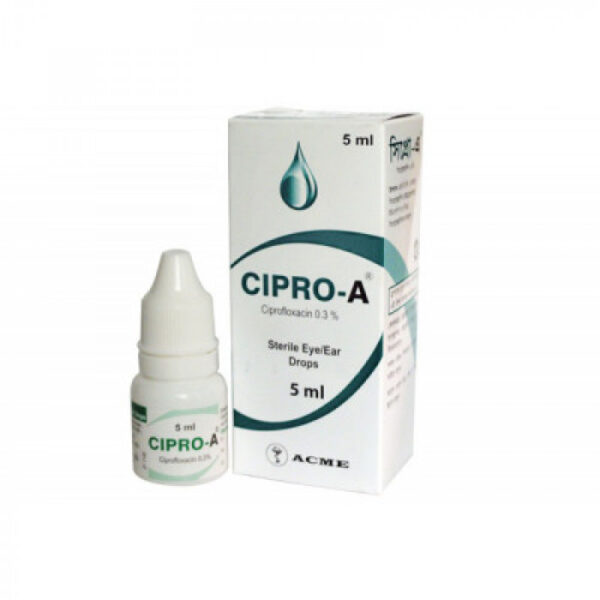 Cipro-A 0.3% Ear/Eye Drops 5ml