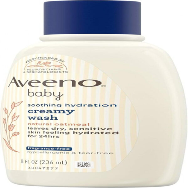 Aveeno Baby Soothing Hydration Creamy Body Wash 236ml, USA