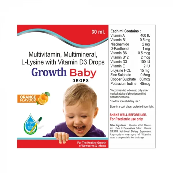 Growth Baby Drops 30ml