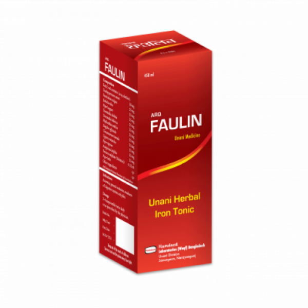 Arq Faulin Syrup-Unani Iron Tonic (450ml)