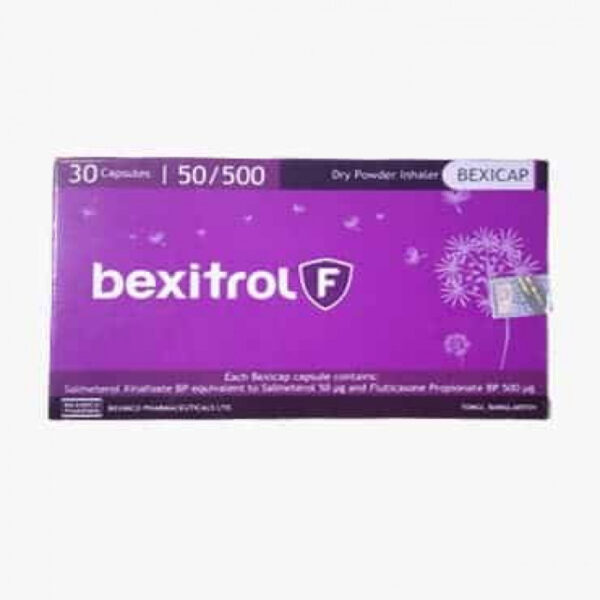 Bexitrol F 50/500mcg Bexicap Inhalation Capsule 1 Strip