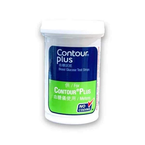 Contour Plus Blood Glucose Strip 25's Pack