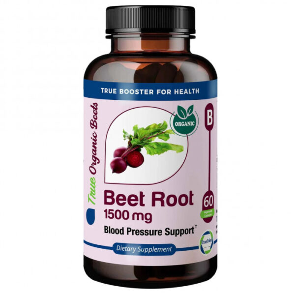 TrueMed Organic Beet Root, 1500 Mg, USA