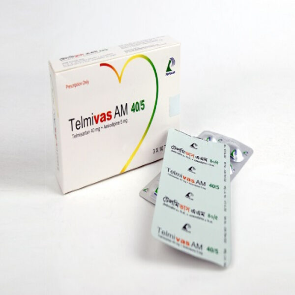 Telmivas AM 40/5mg 10Pcs