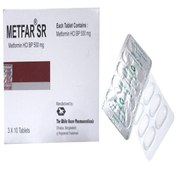 Metfar SR 500mg 10pcs