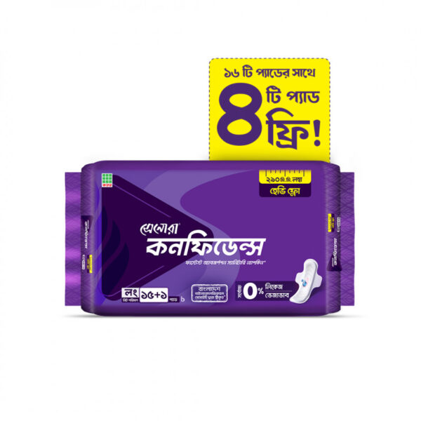 Senora Confidence Heavy Flow 290mm, 16 Pads (Buy 1 & Get 4 Pads FREE)