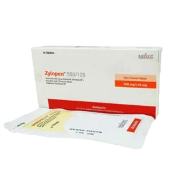 Zylopen 500mg/125mg Tablet