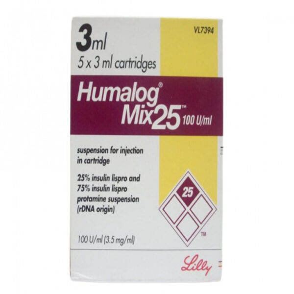 Humalog Mix 25/75 Cartidge 3ml (1pc)